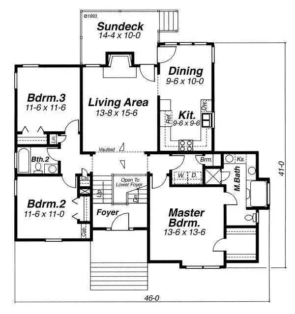 INGRAM 8244 - 3 Bedrooms and 2 Baths | The House Designers - 8244