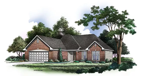 image of traditional house plan 8391