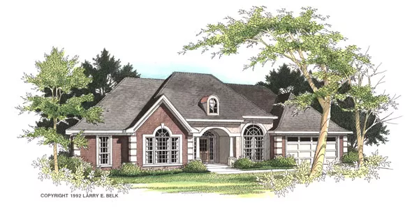 image of traditional house plan 8394