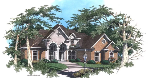 image of four bedroom house plan 8419