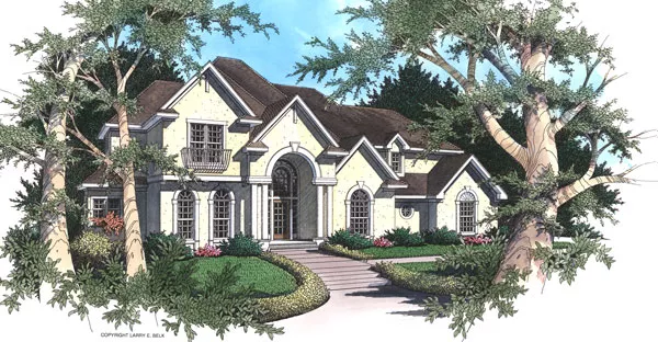 image of luxury house plan 8445