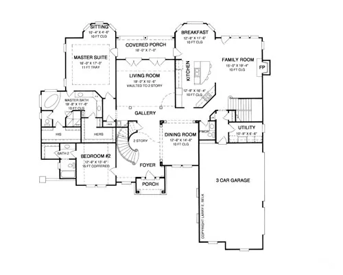 Strasbourg 8367 - 4 Bedrooms and 4.5 Baths | The House Designers - 8367