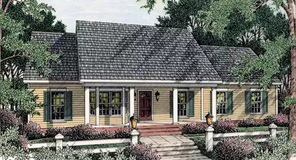 image of small traditional house plan 5138