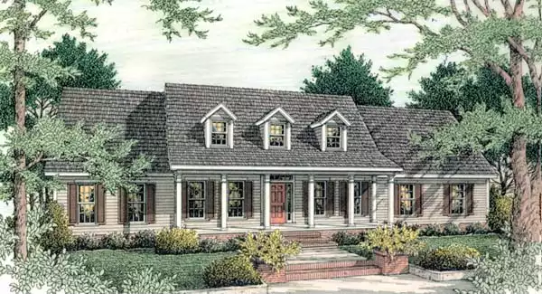 image of small traditional house plan 5374