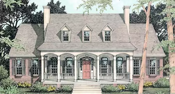 image of traditional house plan 5785