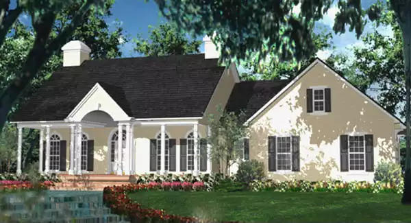 image of traditional house plan 5576