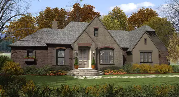 image of traditional house plan 6333