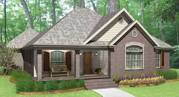 image of cottage house plan 7646