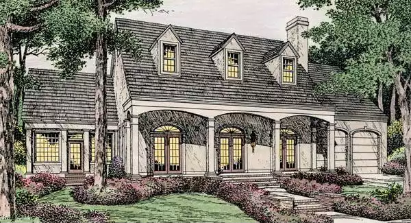 image of large traditional house plan 3452