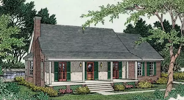 image of country house plan 3461