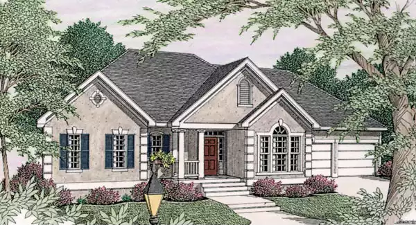 image of small country house plan 3507