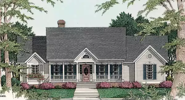 image of small country house plan 3515