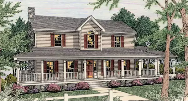 image of small traditional house plan 3526