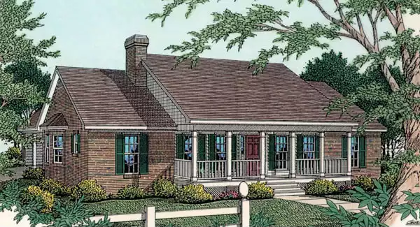 image of small traditional house plan 3527