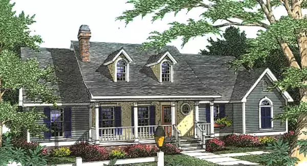 image of small traditional house plan 3545