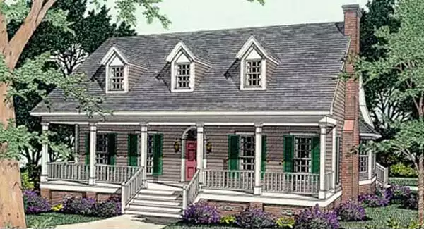 image of traditional house plan 3632