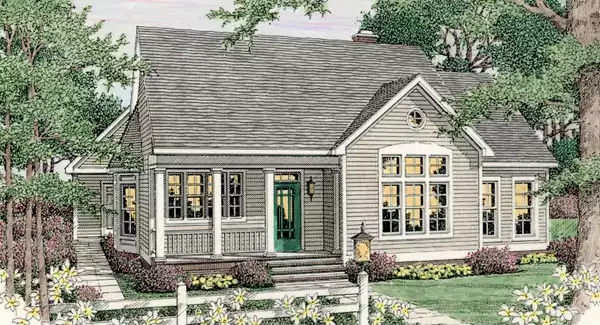 image of country house plan 3645