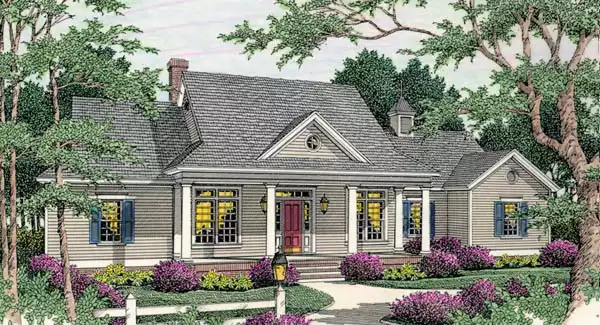 image of four bedroom house plan 3648