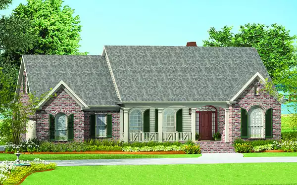 image of small traditional house plan 7768