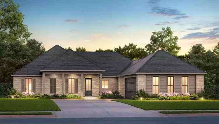 image of louisiana house plan 9007