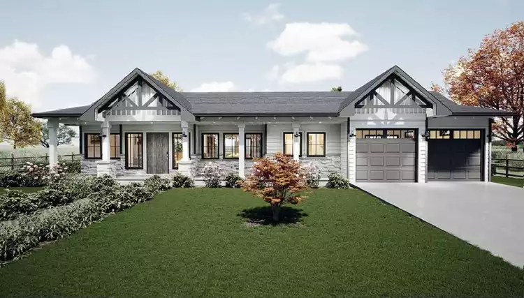 image of lake cottage house plan 9426