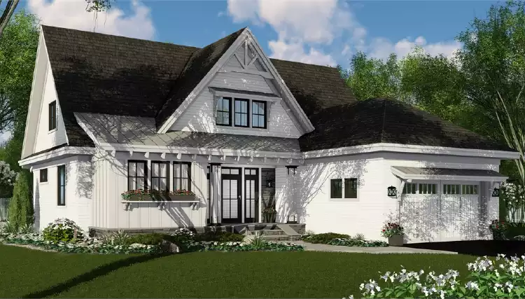 image of modern farmhouse plan 7261