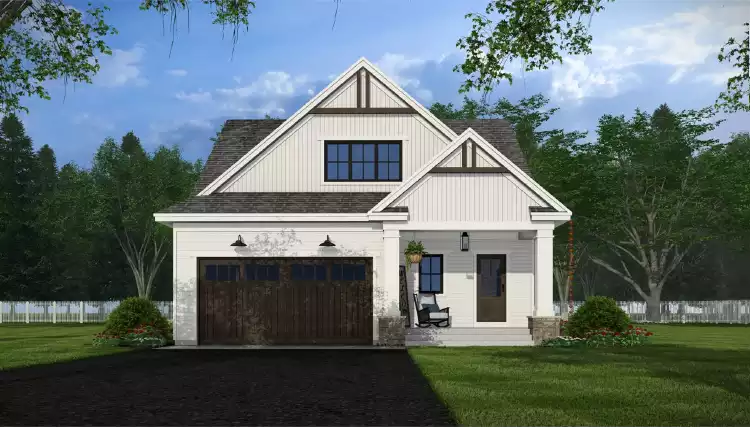 image of affordable modern farmhouse plan 9427