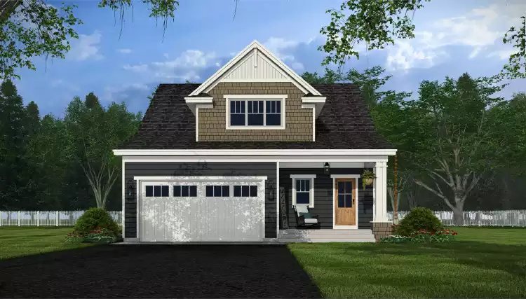 image of 2 story cottage house plan 9469