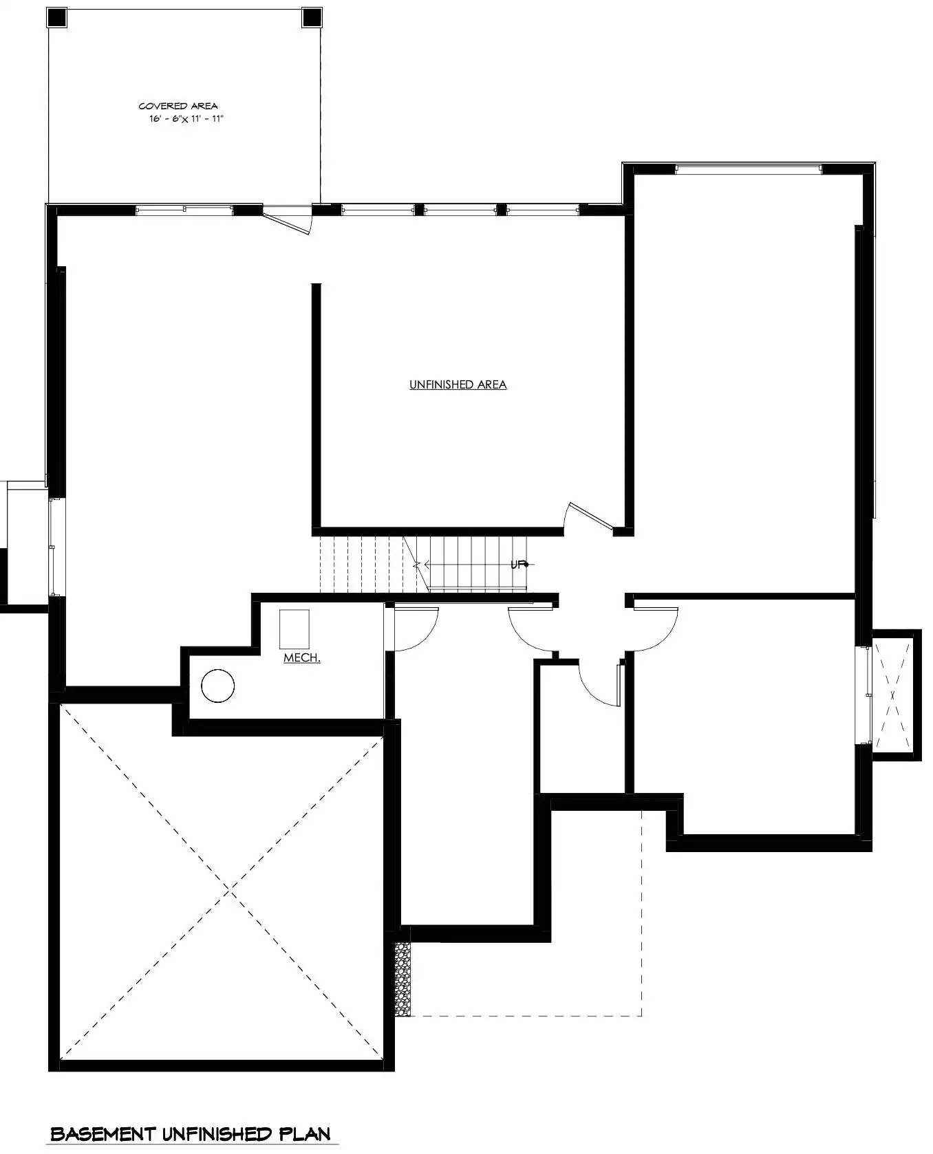 Unfinished Basement Plan