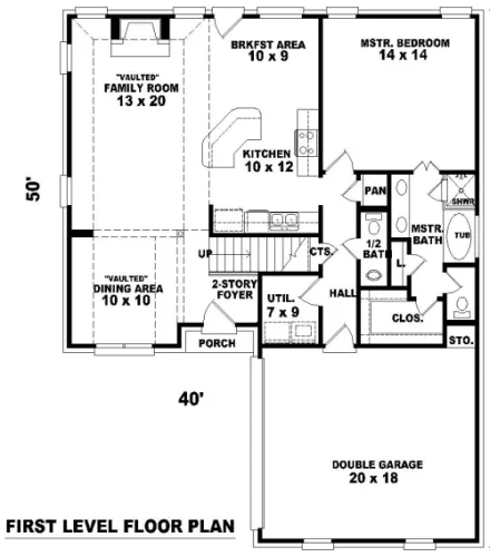 8114 - 3 Bedrooms and 2.5 Baths | The House Designers - 8114