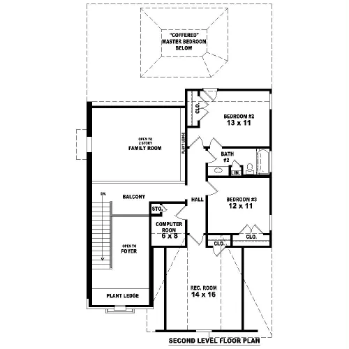 Waterford 8119 - 3 Bedrooms and 2.5 Baths | The House Designers - 8119