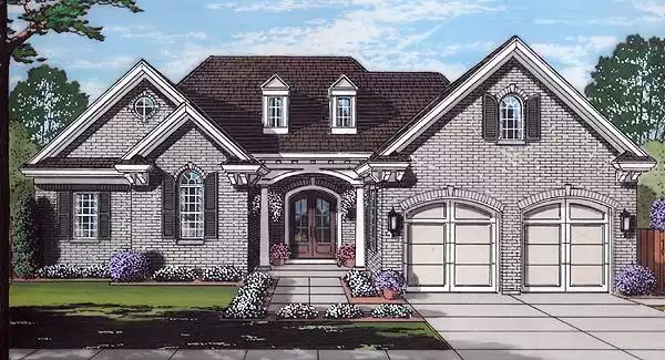 image of single story country house plan 6982