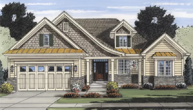 image of country house plan 9109