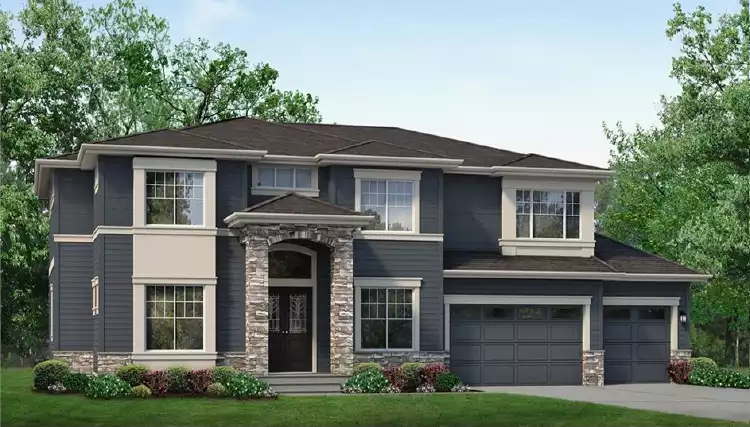 image of large traditional house plan 3306