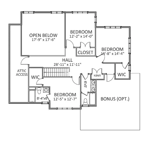 Vanstory 5530 - 5 Bedrooms and 3.5 Baths | The House Designers - 5530