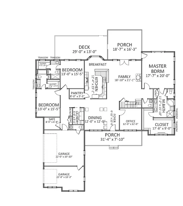 Alexander-B 9305 - 4 Bedrooms and 4.5 Baths | The House Designers - 9305