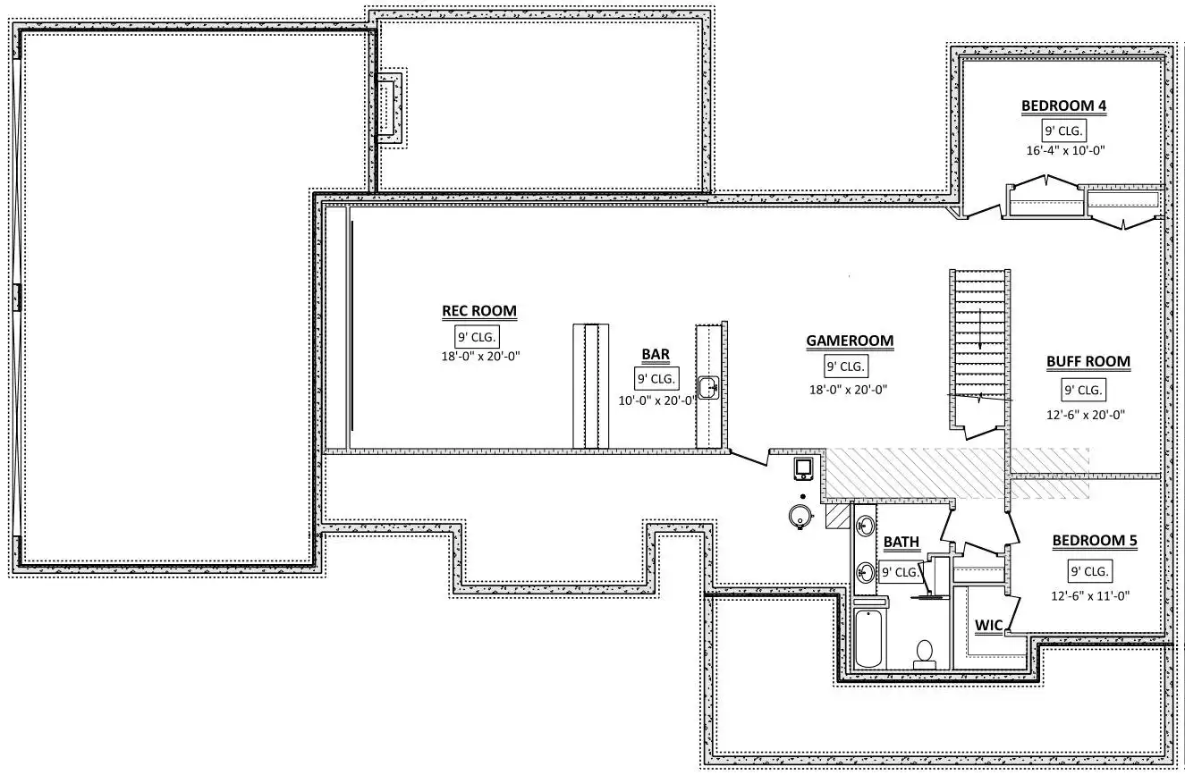 Finished Basement Plan