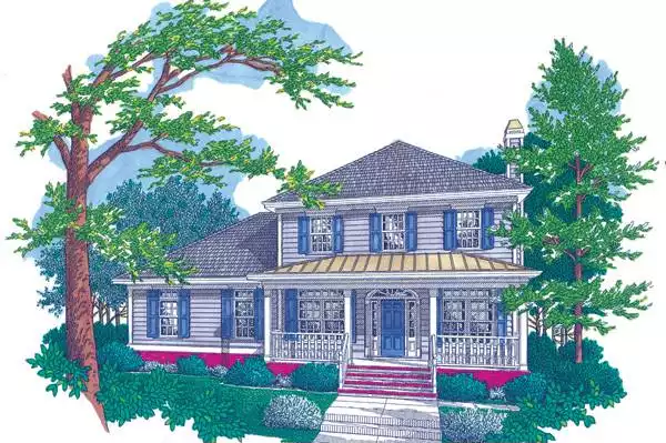 image of farmhouse plan 7758