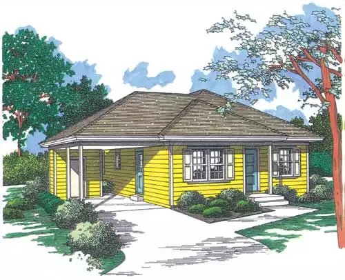 image of affordable cottage house plan 1521