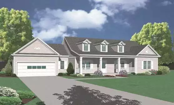 image of country house plan 3300