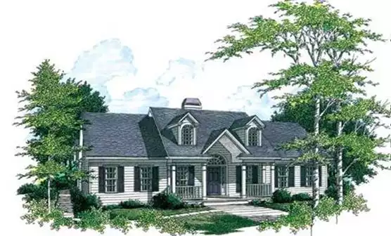 image of country house plan 3301