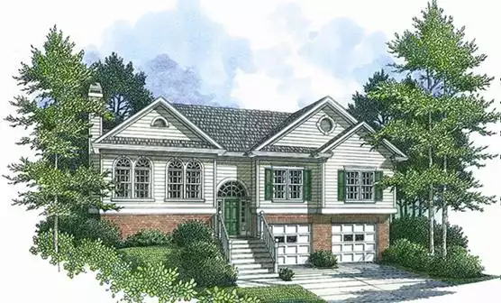 image of 2 story cottage house plan 3303