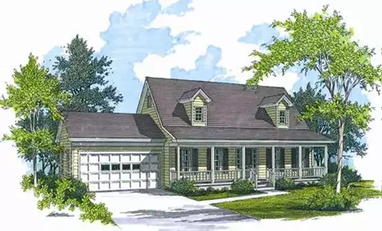 image of affordable cottage house plan 3370