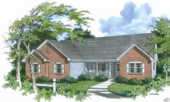 image of affordable ranch house plan 3372