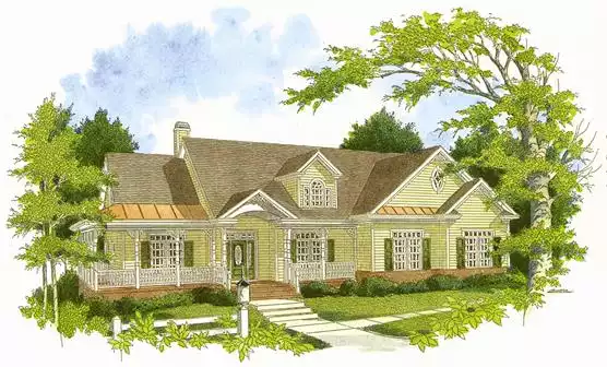 image of four bedroom house plan 4374