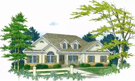 image of country house plan 4375