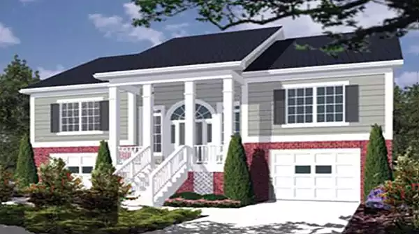 image of traditional house plan 7735