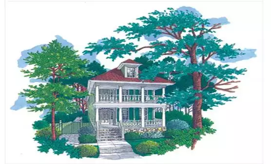 image of country house plan 7761