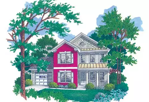 image of traditional house plan 7751