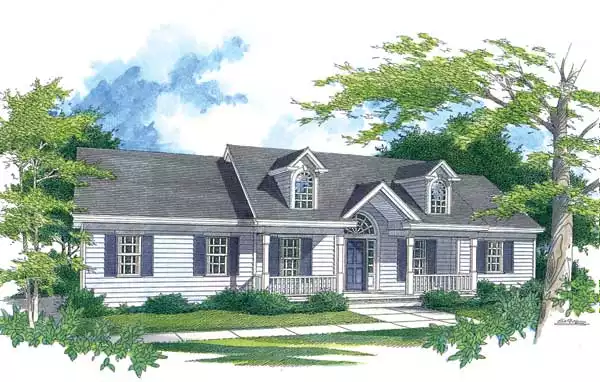 image of small farmhouse plans with porch plan 1566